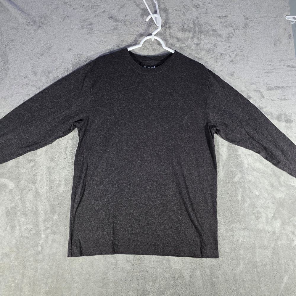 Carhartt Long‎ Sleeve Logo T-Shirt Workwear Casual Cotton Graphic Tee Small